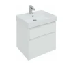 Тумба с раковиной Nova Lite 60 2 ящ. цв. бел.глянец