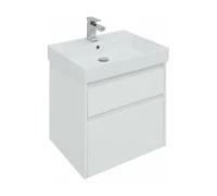Тумба с раковиной Nova Lite 60 2 ящ. цв. бел.глянец