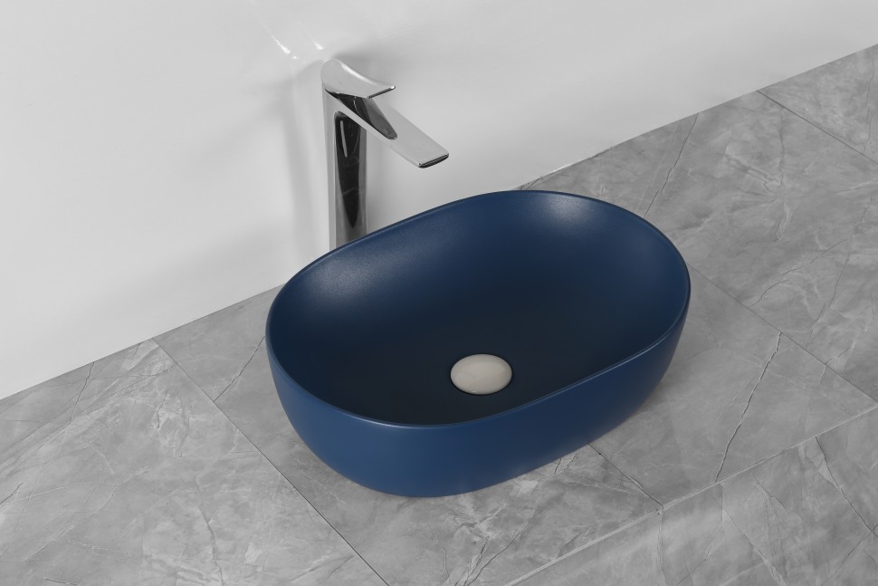 Раковина накладная MILLEAU Nuage MU7100K-MDBI (матовый индиго / тёмно-синий)