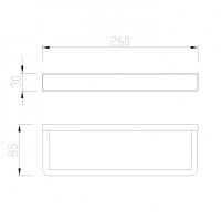 Полотенцедержатель ABBER Westen AA1753 хром