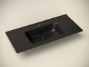 Умывальник накладной прямоугольный (цвет Черный Матовый) Element 1010x465x180мм
