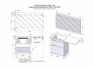 Тумба напольная STYLELINE "Даллас 130", Люкс белая, PLUS, ЭМАЛЬ с раковиной ESTETUS Даллас 1300*482 левый