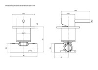 AQM8804CR Встраиваемый смеситель в комплекте с внутр. частью, хром