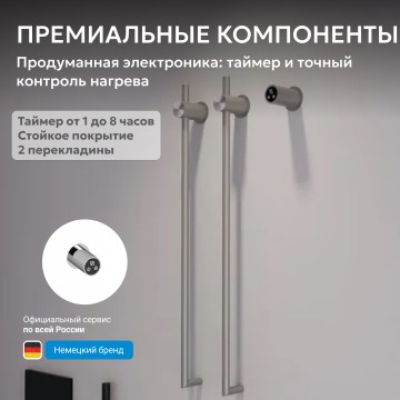 Полотенцесушитель электрический ABBER Charme AH4002 хром