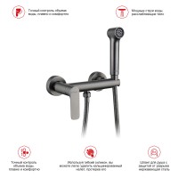 Смеситель Raglo настенный с гигиеническим душем R03.51.09