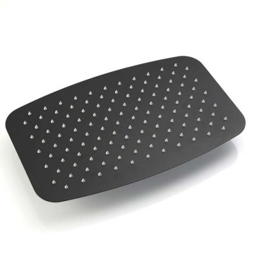Верхний душ BERGES VENTAS O BLACK 30x20 см, черный матовый