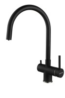 Смеситель для кухни Heller, антрацит, He213218-401(AN), Paulmark