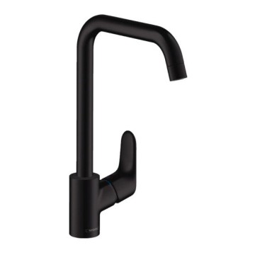 Смеситель для кухни Hansgrohe Focus 260, 31820670 черный матовый