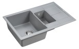 Мойка FLUGEN 60/1,5, IT-GRANIT, PM237850-GRM, серый металлик, 775х495 мм, Paulmark