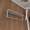 Душевая кабина Niagara Luxe 7717WD (100x100х215) низкий поддон(15см),дверь распашная,стенки серебро,4 места