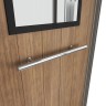 Душевая кабина Niagara Luxe 7717WD (100x100х215) низкий поддон(15см),дверь распашная,стенки серебро,4 места
