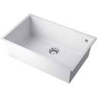 Кухонная мойка Omoikiri Tedori 66-U-WH Tetogranit/белый