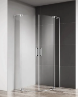 Пристенные профили для распашных дверных полотен CEZARES SLIDER-R2-WL/SSN-Cr