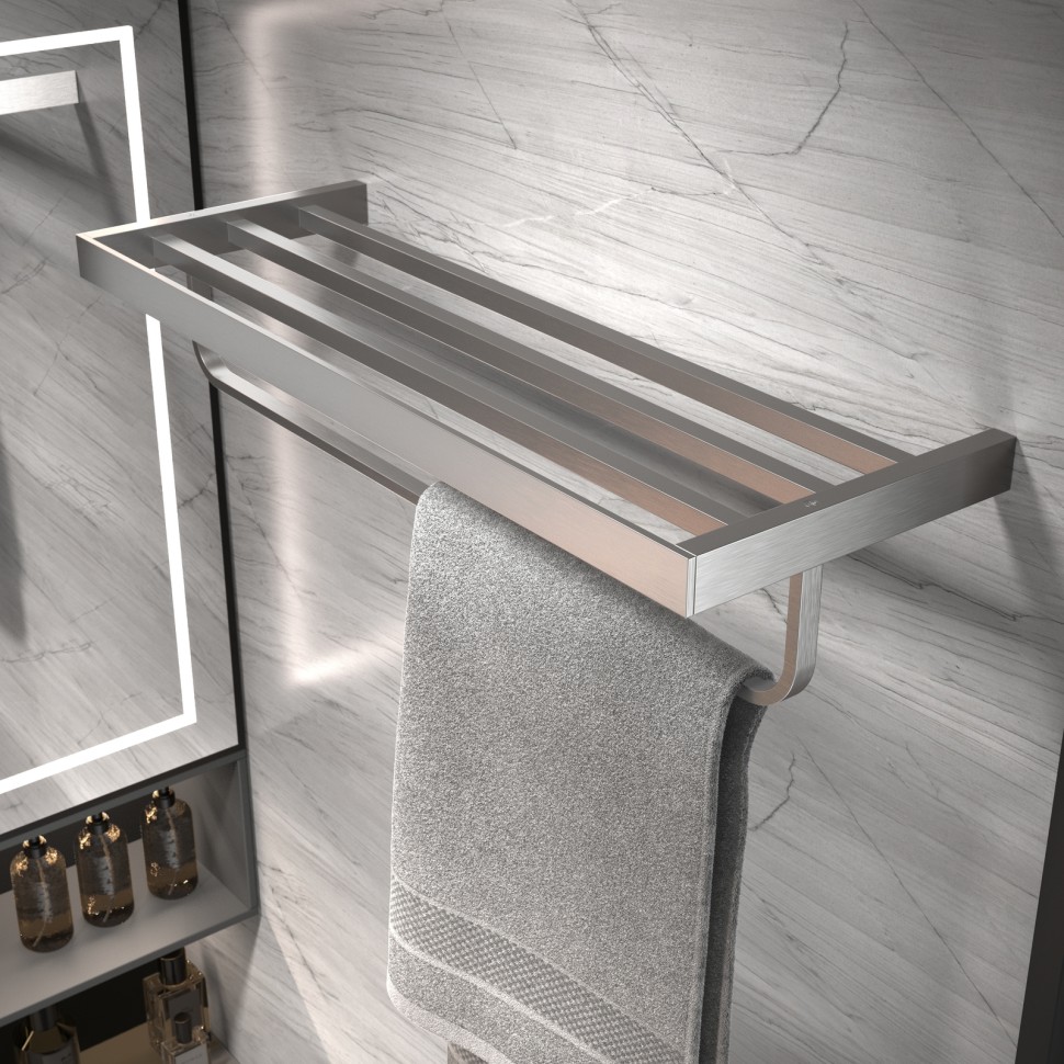 Полка для полотенец Timo Petruma 15258/13 никель
