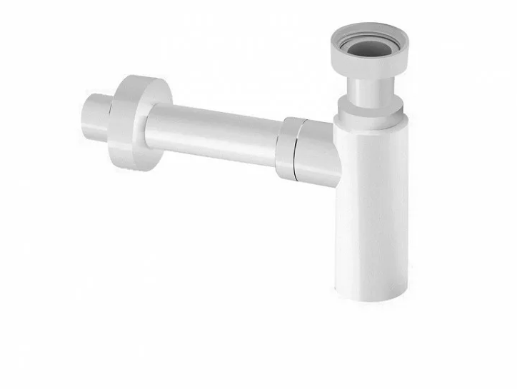 Сифон блый матовый цилиндр C-057MW