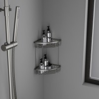 Полка угловая двойная Timo Saona 13082/18 черное золото