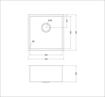 Мойка Oulin OL-F101N