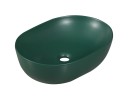 Раковина накладная MILLEAU Nuage MU7100K-MHGN (матовый изумрудный / тёмно-зелёный)