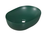 Раковина накладная MILLEAU Nuage MU7100K-MHGN (матовый изумрудный / тёмно-зелёный)