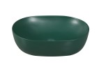 Раковина накладная MILLEAU Nuage MU7100K-MHGN (матовый изумрудный / тёмно-зелёный)