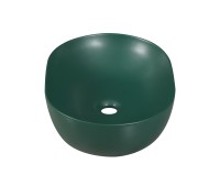 Раковина накладная MILLEAU Nuage MU7100K-MHGN (матовый изумрудный / тёмно-зелёный)