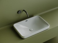 Умывальник прямоугольный встраиваемый сверху в столешницу Element 605x415x185мм