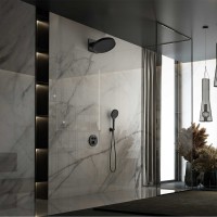 Душевой комплект Inspire VSFW-3I22MT3MB встраиваемый, термостатический, двухрежимный, черный