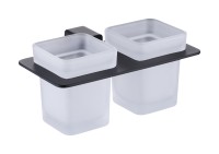 Держатель + 2 Стакана Raglo черный