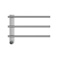 AQM3113CR Полотенцесушитель электрический 520*384 c терморегуляторм, цвет: хром.