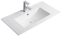 Раковина Gid NYJ803-70 71110 встраиваемая сверху белая 71x40x17