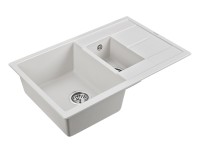 Мойка FLUGEN 60/1,5, IT-GRANIT, PM237850-WH, белый, 775х495 мм, Paulmark