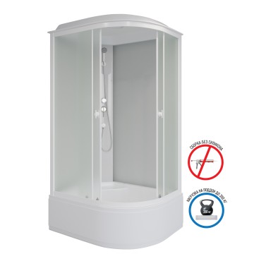 Душевая кабина Niagara Promo P120/80/40L/MT (120х80х215) 4 места