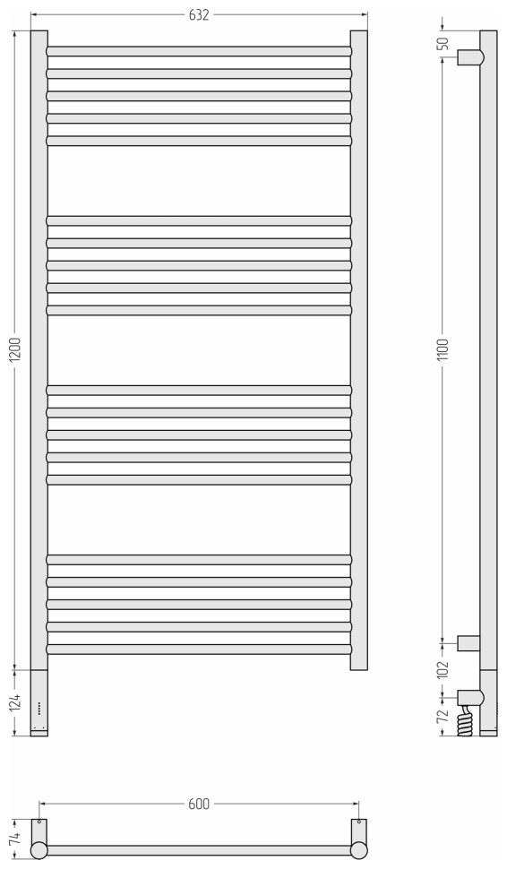 Богема 3.1 прямая 1200х600 МЭМ левый