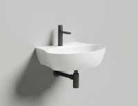 Раковина накладная ALDA WALL 01 580х450х150 S-Stone Матовое