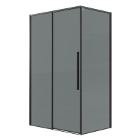 Боковая стенка Grossman Galaxy 200.K33.01.100.21.10 (100х195) черный матовый,стекло тонированное, 1 место