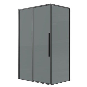Боковая стенка Grossman Galaxy 200.K33.01.100.21.10 (100х195) черный матовый,стекло тонированное, 1 место