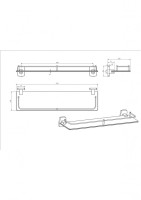 Полка Стеклянная 12611