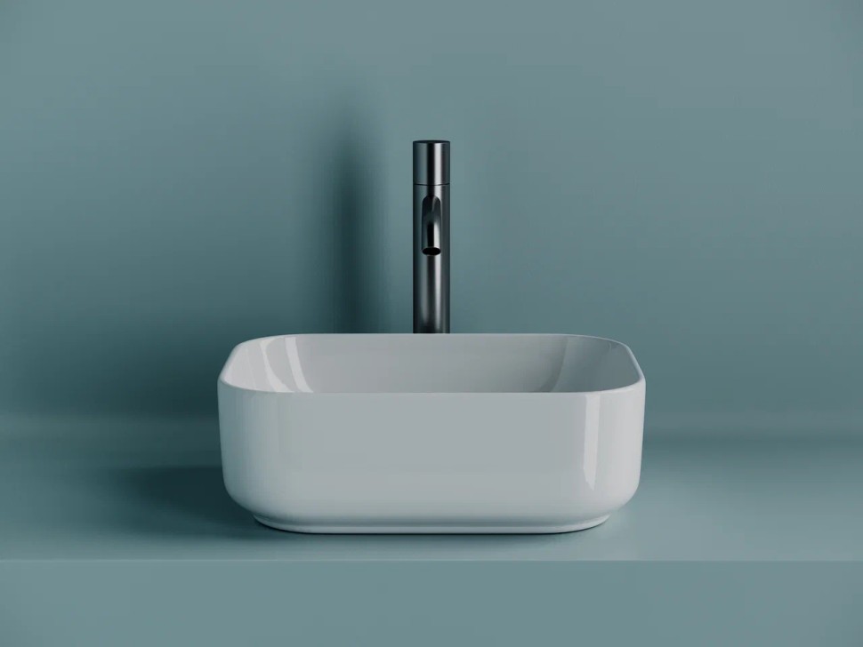 Умывальник чаша накладная прямоугольная Element 400x305x140мм