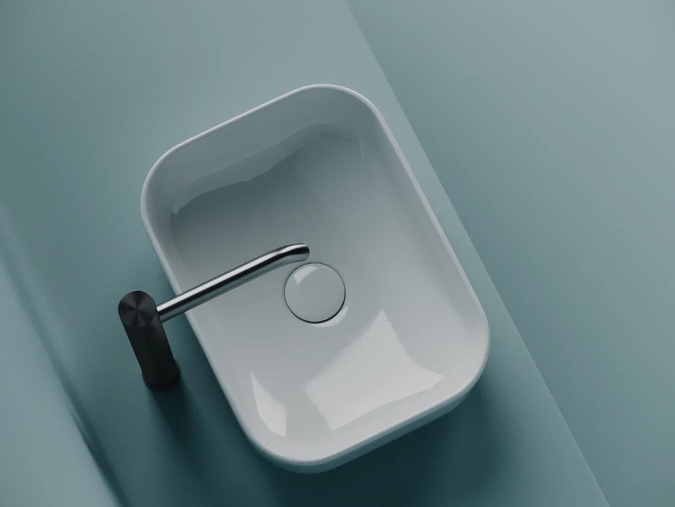 Умывальник чаша накладная прямоугольная Element 400x305x140мм