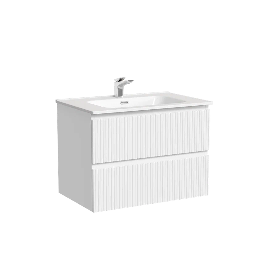 Тумба подвесная SANCOS Snob T 690х445х500, c двумя ящиками оснащенными доводчиками, Bianco, арт.SNT70W