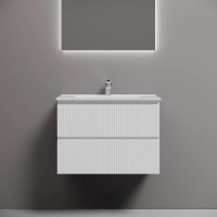 Тумба подвесная SANCOS Snob T 690х445х500, c двумя ящиками оснащенными доводчиками, Bianco, арт.SNT70W