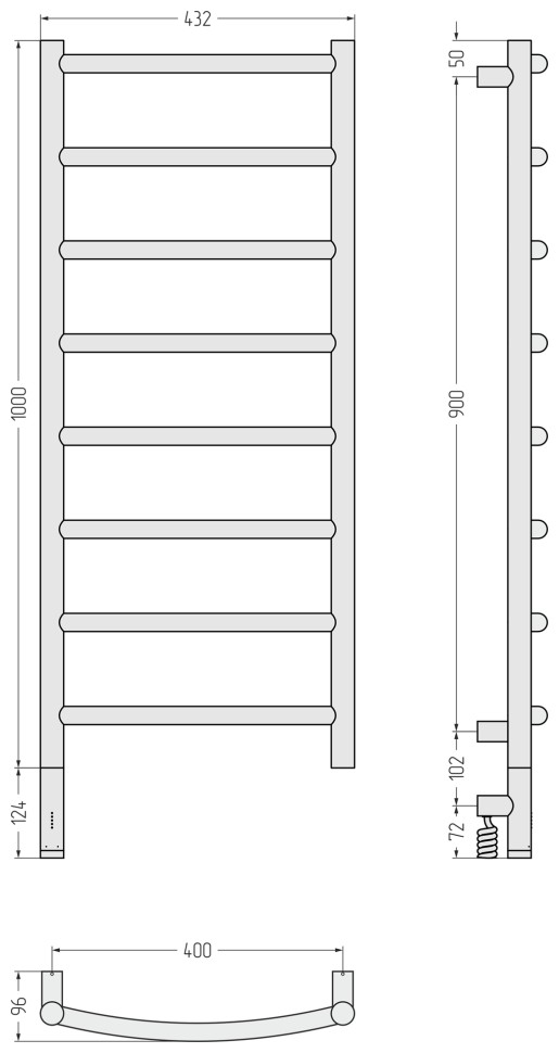 Галант 3.1 1000х400 МЭМ левый