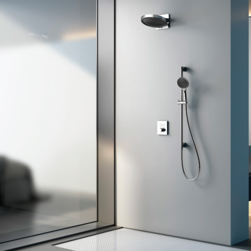 AQM8503CR Ручной душ O135мм, 4 режима, слайдер, Хром