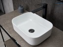 Раковина Gid N1335 51238 накладная белая 40x30x13