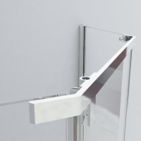 Душевой уголок Stresa VSP-1S100CL, 1000*1000, хром, стекло прозрачное