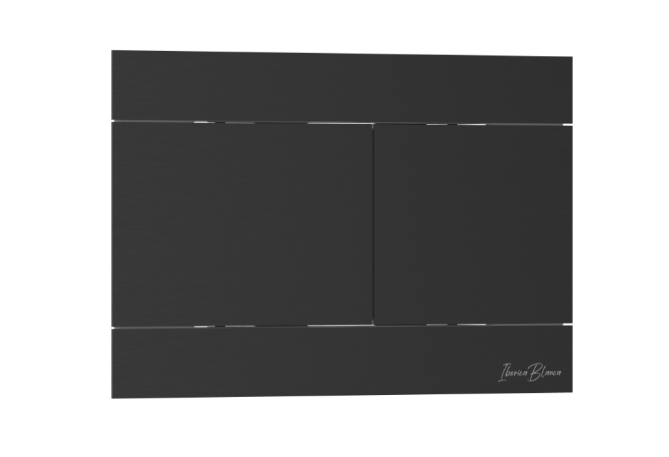Комплект 3в1 IBERICA BLANCA инсталляция SILENCIO MINI, унитаз BILBAO ALTO белый, кнопка смыва INOX-R черный матовый (IB.001M.BLA.231.1504)