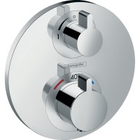 Смеситель для ванн, для душа Hansgrohe Ecostat S хром (15758000)
