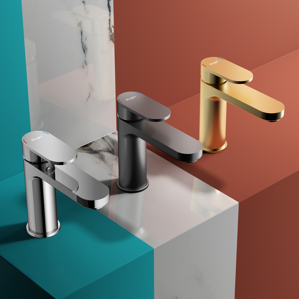 Смеситель Raglo для умывальника R50.10.09 Графит