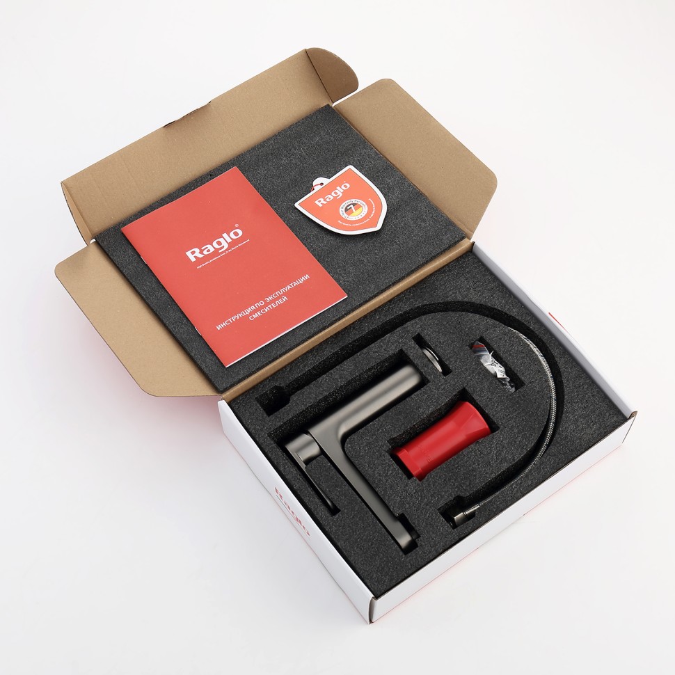 Смеситель Raglo для умывальника R50.10.09 Графит