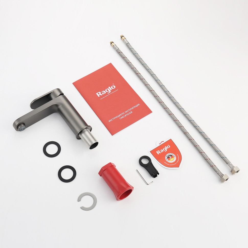 Смеситель Raglo для умывальника R50.10.09 Графит